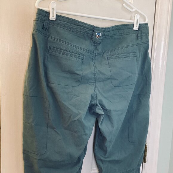 Kuhl Spire Roll Up Convertible Pants Deep Harbor UPF 50 Size 12 SHORT Gorpcore - Picture 6 of 7